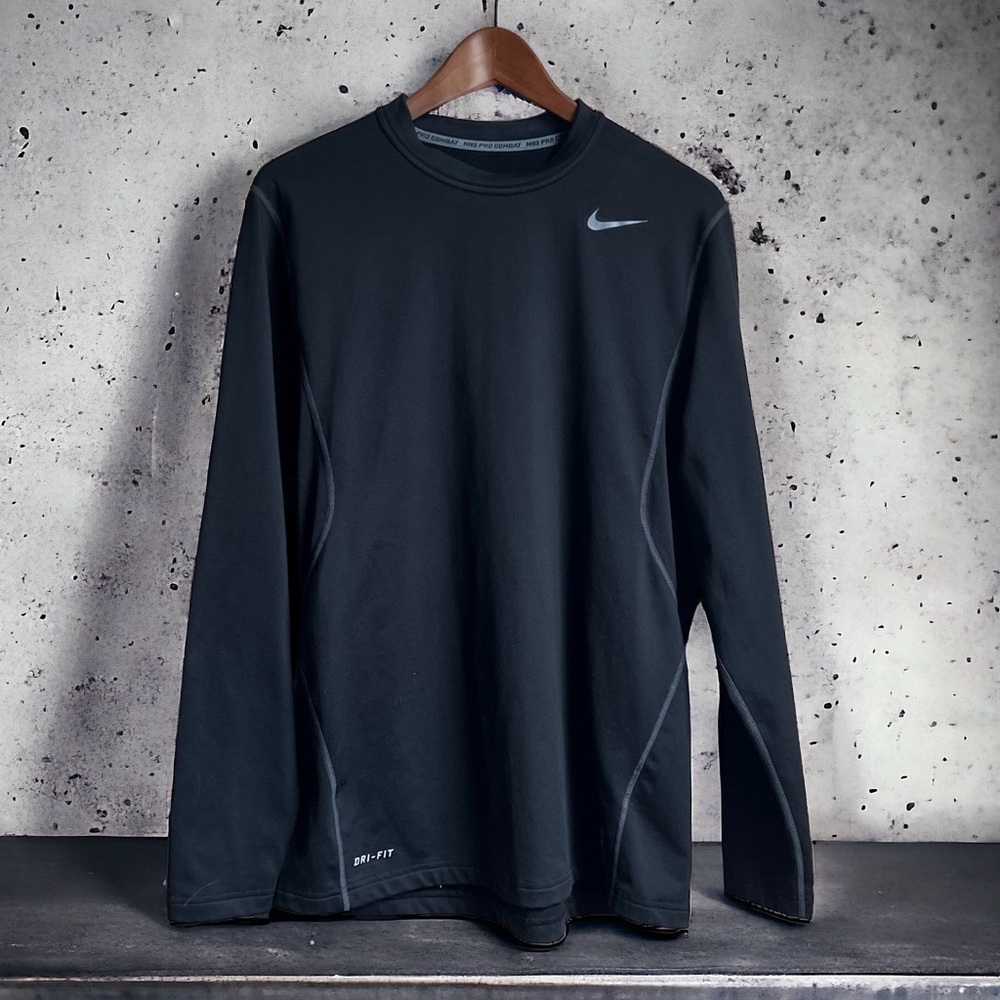 Nike Men’s Pro Combat Fitted Long Sleeve Training Shirt L